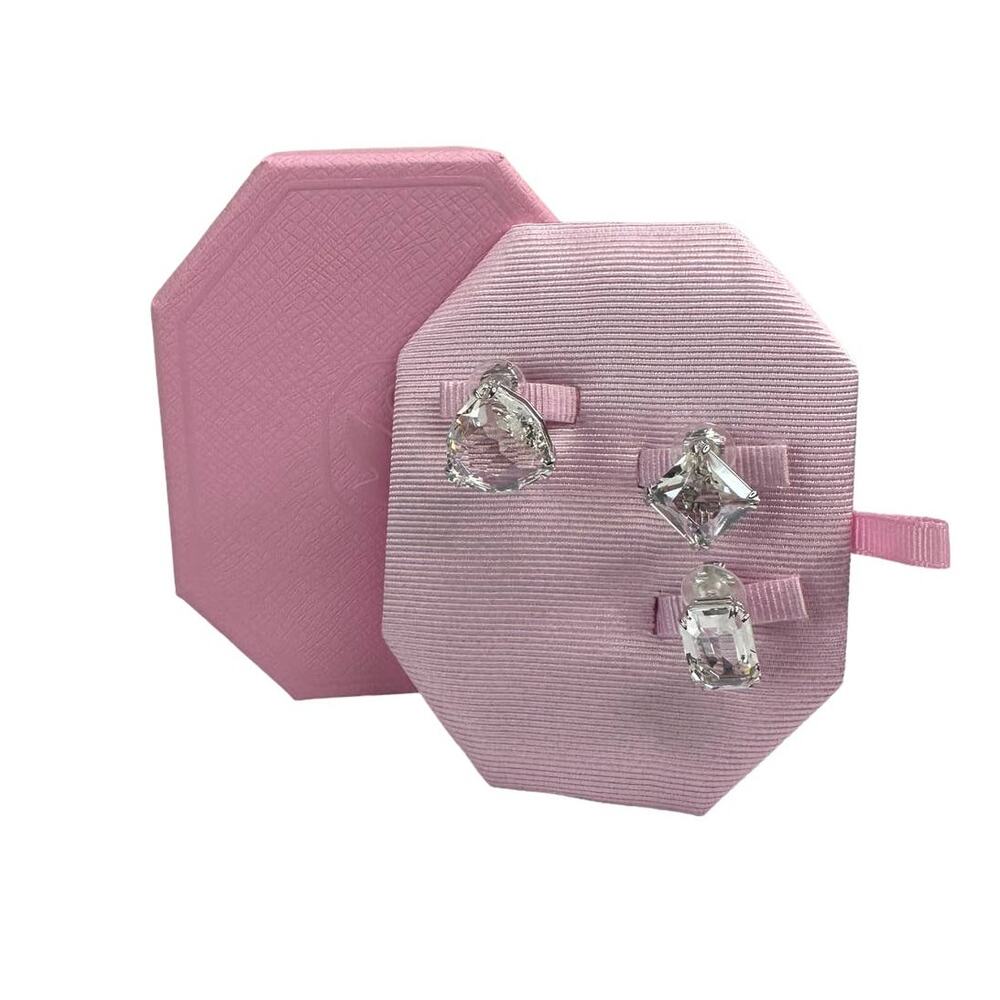 Swarovski Millenia clip earring 3 Asymmetrical design, White, Rhodium plated